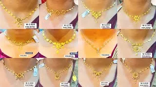 Thumbnail: Light weight gold necklace design  weight & price🔥🤯//latest 2026 design gold necklace with price 