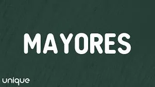 Thumbnail: Becky G, Bad Bunny - Mayores (Letra/Lyrics)