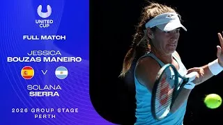Thumbnail: Jessica Bouzas Maneiro v Solana Sierra Full Match | United Cup 2026 Group A