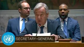 Thumbnail: Peaceful settlement of disputes: Civilians pay the heaviest toll - UN Chief | United Nations