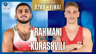 Thumbnail: Imagine winning a world title like this | Abolfazl RAHMANI (IRI) vs. Sandro KURASHVILI (GEO)