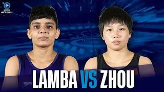 Thumbnail: The craziest last 30 second of a match at the U20 Worlds | Hansika LAMBA (IND) vs. Meilin ZHOU (CHN)