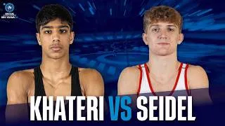Thumbnail: Watch how bad Seidel wanted to tech him! Aaron SEIDEL (USA) vs. Ahora KHATERI (IRI)