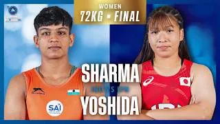 Thumbnail: How costly was Sharma's second-period challenge? Tanu SHARMA (IND) vs. Chisato YOSHIDA (JPN)