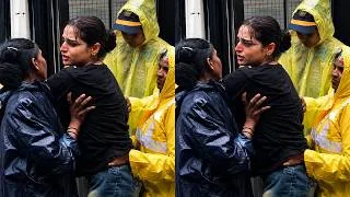 Thumbnail: Shocking news! Dhurandhar fame Ayesha Khan was arrested by the Mumbai Police attending protest!😱