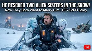 Thumbnail: He Rescued Two Alien Sisters in the Snow… Now They Both Want to Marry Him | HFY Sci-Fi Story