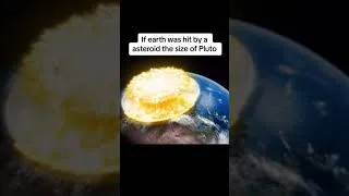 Thumbnail: Cataclysmic Collision: The Impact of a Pluto-Sized Asteroid on Earth
