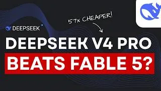 Thumbnail: DeepSeek V4 Pro Is Out Today And It's A Problem For Every AI Lab!