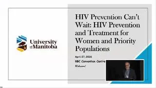 Thumbnail: HIV Prevention Can’t Wait  HIV Prevention and Treatment for Women and Priority Populations