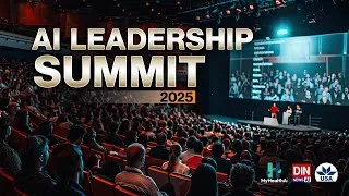 Thumbnail: AI Leadership Summit 2025 | Launch of Din News AI, MyHealthAI & Future of AI Education at USA