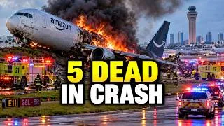 Thumbnail: Amazon Cargo Plane CRASHES at Miami Airport — 5 Dead, 5 Injured
