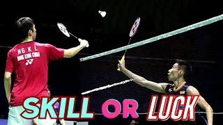 Thumbnail: SKILL or LUCK  , Badminton Net Blocks | Unbelievable Net Blocks | #badminton #saves #netblocks