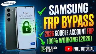 Thumbnail: Samsung FRP Unlock for All Models | New Working Trick 2026 || Latest Method Explained