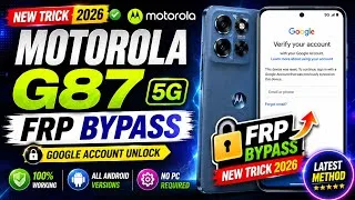 Thumbnail: Motorola G87 5G Google FRP Bypass Without any tools and Software 100% working 