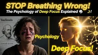 Thumbnail: “STOP Breathing Wrong! The Psychology of Deep Focus Explained 🧠💨