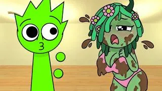 Thumbnail: Vineria Is Dirty 😳 Owackx Tries to Clean Her Up | Sprunki | Garry’s Mod