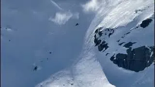 Thumbnail: Rowdy wipeout from snowmobiler Edvin Lindstrand.
