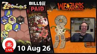 Thumbnail: Zoominoes / Bills Must Be Paid / We, Junk Artists - 10 Aug 2026 - Unofficial Northernlion VOD