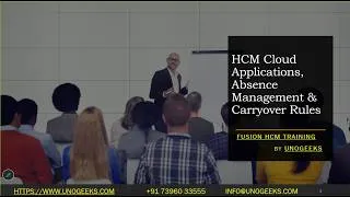 Thumbnail: Oracle Fusion HCM Training | HCM Cloud Applications, Absence Management & Carryover Rules