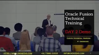 Thumbnail: OFT Training | Oracle Fusion Technical Overview, Outbound Integrations | Day 2 Demo Session