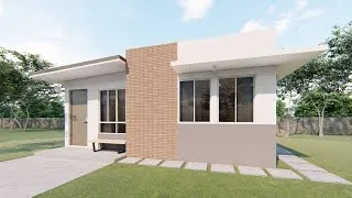 Thumbnail: Small House Design (6.5x7 meters) 45.5sqm with two bedrooms