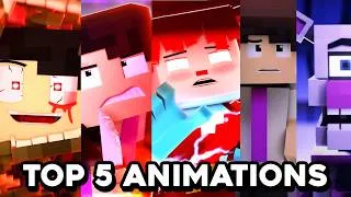 Thumbnail: TOP 5 FNAF Minecraft Animated Music Videos by UnrealAnimatics