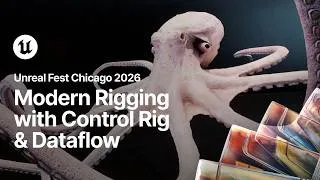 Thumbnail: Build It in Engine: Modern Rigging with Control Rig & Dataflow | Unreal Fest Chicago 2026