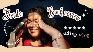 Thumbnail: a short review of Bride by Ali hazelwood *no spoiler reading vlog* unscripted_stories_with_deepti