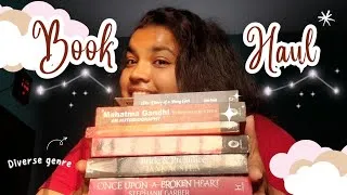 Thumbnail: A short book haul with a bit of their back page story✨️📚 | unscripted_stories_with_deepti