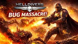 Thumbnail: Chaotic Bug Swarms in Helldivers 2 - Funny Fails & Epic Moments