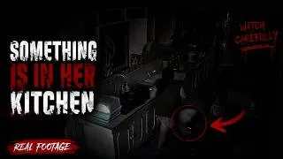 Thumbnail: A Dark Figure Appears Before the Kitchen Moves... 😱 | Real CCTV Horror