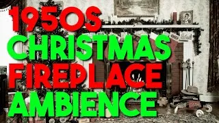 Thumbnail: 🎄 1950s Christmas Fireplace Ambience | Vintage Holiday Scene with Crackling Fire | 5 Hours