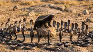 Thumbnail: Honey Badger takes on Cobra AND  Leopard | The Honey Badger Nobody Could Stop