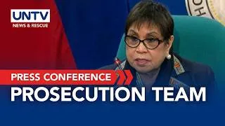 Thumbnail: Atty. Lorna Kapunan briefs the press on the Day 5 of impeachment trial | July 14, 2026