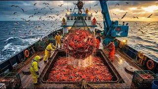 Thumbnail: A Spectacular Close-Up of Hauling Tons of Giant Crabs Amidst Rough Seas!