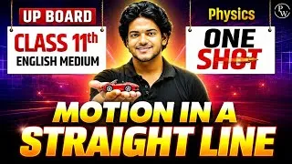 Thumbnail: Motion in a Straight Line One Shot | Physics  | Class 11 | UP Board 