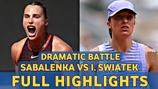 Thumbnail: Aryna Sabalenka vs Iga Swiatek Dramatic Showdown Tennis Highlights - Before RG Open 2026