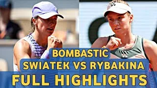 Thumbnail: Iga Swiatek vs Elena Rybakina Spectacular Clash Tennis Highlights - Before RG Open 2026