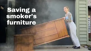 Thumbnail: Can I save this smoke-smelling furniture? | Furniture Flip
