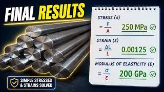Thumbnail: How to Calculate Modulus of Elasticity | Strain | Stress | Strength of Materials | Basics