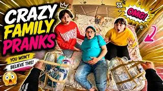 Thumbnail: THE FUNNIEST FAMILY PRANKS EVER. We Couldn't Stop Laughing (Funny Family POV) #viral #funny #pranks