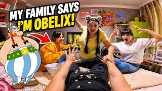 Thumbnail: I COMPARED MY PREGNANT WIFE TO OBELIX... BIG MISTAKE! 😱(Funny Family POV) #viralvideo #comedy #funny