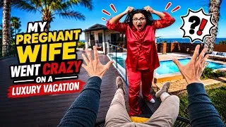 Thumbnail: MY PREGNANT WIFE WENT CRAZY ON A LUXURY VACATION @DumitruComanac  (Funny Family POV) #viral #funny