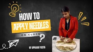 Thumbnail: How to apply needles in resin clock for beginners / Clock hands घड़ी की सुई kaise lagaye/ #resinart