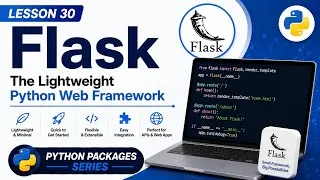 Thumbnail: Lesson 30 - Flask: The Lightweight Python Web Framework | Python Packages Series | Uplatz