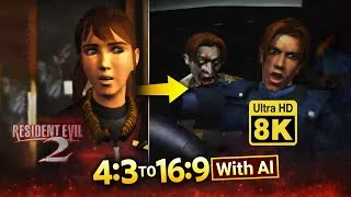 Thumbnail: I Turned the Resident Evil 2  Intro into 16:9 Using AI (8K)