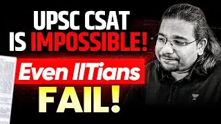 Thumbnail: Even IITians FAIL in CSAT! UPSC’s Biggest Trap You’re Still Ignoring 🚨 Madhukar Kotawe