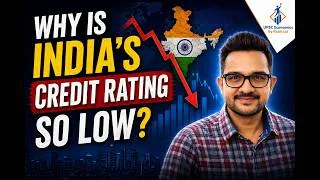 Thumbnail: Why Is India's Credit Rating So Low? | UPSC Economy