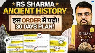Thumbnail: How to Read R.S. Sharma Ancient History for UPSC 2027-28 | The EXACT 30-Day Chapter-wise Study Plan