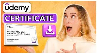 Thumbnail: Udemy Course Certificate Missing? Here's How to Get & Download it